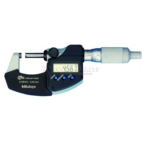 Микрометр MITUTOYO 0-25 мм 0,001 мм с трещоточным барабаном 293-244-30