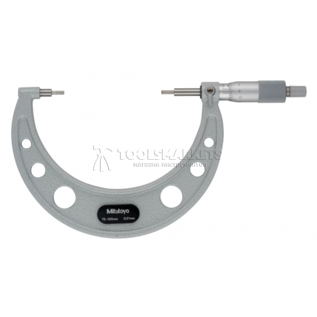 Микрометр MITUTOYO 75-100 мм, 0.01 мм 111-118