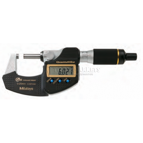Микрометр электронный MITUTOYO 0-25 мм, 0.001 мм QuantuMike 293-145-30