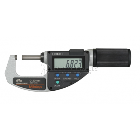 Цифровой микрометр MITUTOYO 0-30 мм, 0.001 мм, Аbsоlutе QuiсkМikе, 293-666-20