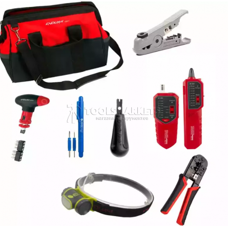 Набор инструментов для обжима витой пары и контроля распиновки разъемов RJ45/11 SK-LAN-3