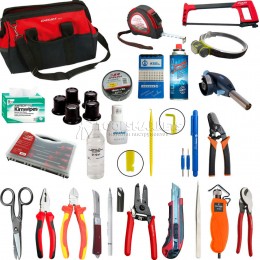 Набор инструментов для монтажа оптического кабеля в сумке НИМ-Эксперт-М