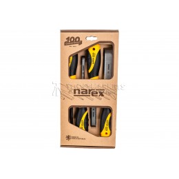 Заказать Набор из 4 плоских стамесок с ручкой SUPER 2009 LINE (8,10,16,32) NAREX 860601 отпроизводителя NAREX