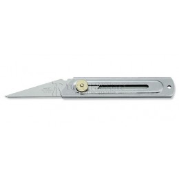 Нож хозяйственный OLFA с выдвижным лезвием, корпус и лезвие из нержавеющей стали, 20 мм OL-CK-2
