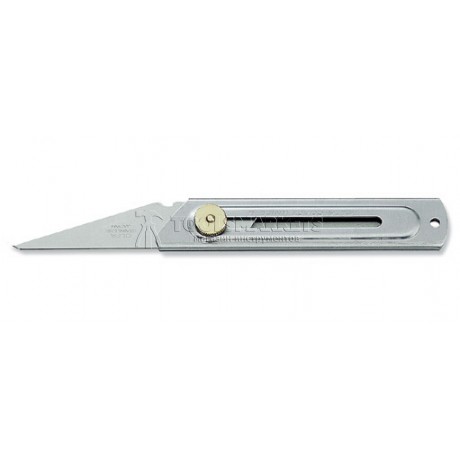 Нож хозяйственный OLFA с выдвижным лезвием, корпус и лезвие из нержавеющей стали, 20 мм OL-CK-2