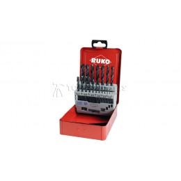 Заказать Набор сверл RUKO DIN 338 тип N HSS-R, 19 предметов 1.0 - 10.0 мм х 0.5 мм 205212 отпроизводителя RUKO