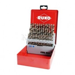 Заказать Набор сверл RUKO DIN 338 тип VA HSSE Co5%, 41 предмет 215218 отпроизводителя RUKO