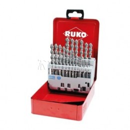 Заказать Набор сверл RUKO DIN 338 TL 3000 HSS-G дюймовых, 21 предмет 258850 отпроизводителя RUKO