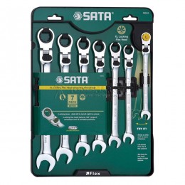 Заказать Набор ключей комбинированных трещоточных 10-19 мм 7 предметов SATA 09043 отпроизводителя SATA