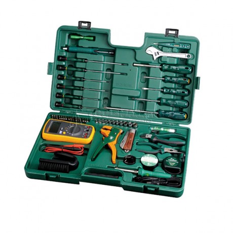 Набор инструментов для электротехнических работ 56 предметов SATA 09535