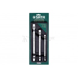 Заказать Набор ключей SATA с двумя шарнирными торцевыми наконечниками 3 предмета 09044 отпроизводителя SATA