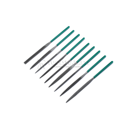 Набор надфилей 10 предметов, 4х160мм, прямые SATA 03802