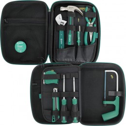 Набор инструментов SATA 11 предметов, комбинированный слесарный, монтажный 06003A