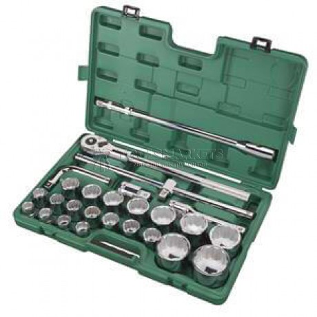 Набор головок SATA 26 предметов, 3/4", 1" 09016