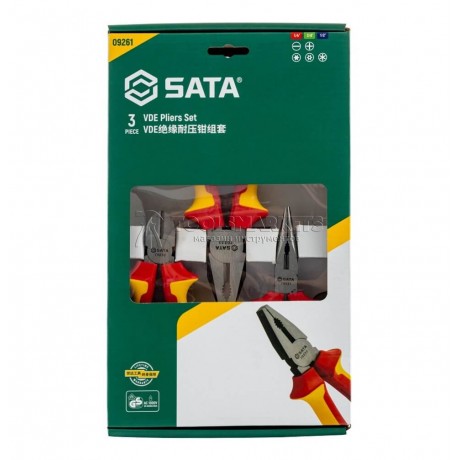 Набор инструментов SATA 3 предмета, губцевый 09261