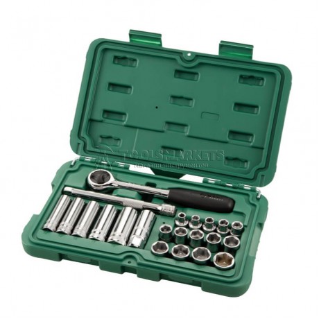 Набор головок SATA 22 предмета, 1/4" 09524