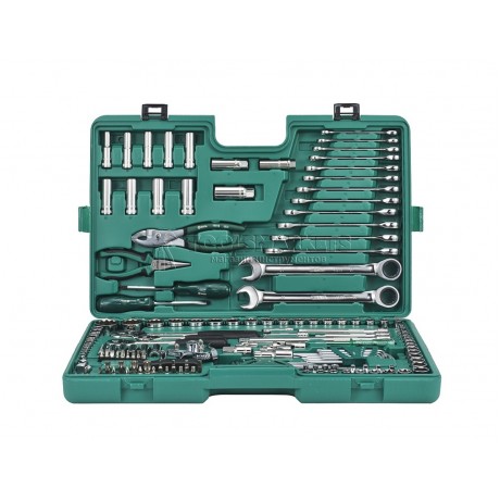 Набор инструментов SATA 160 предметов, комбинированный слесарный 09941