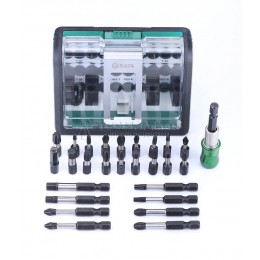 Набор бит 26 предметов 1/4", ударные SATA 05488