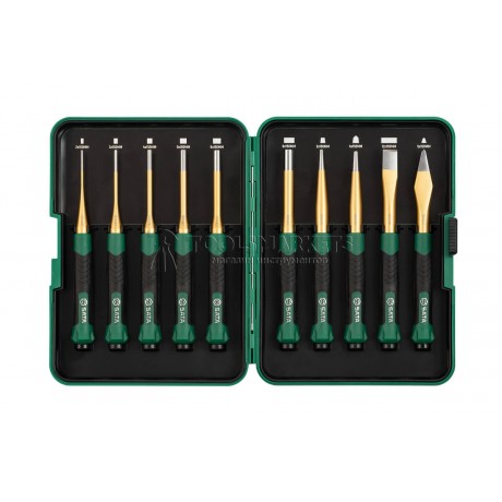 Набор инструментов SATA 10 предметов, зубила, пробойники 09165