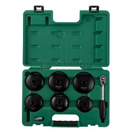 Набор съемников масляного фильтра,8 предметов, ключ-чаша SATA 09703