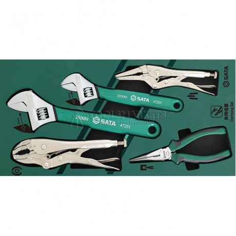 Набор инструментов SATA 5 предметов, губцевый, ложемент 09909A