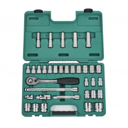 Набор головок SATA 34 предмета, 1/2" 09945