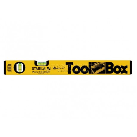 Уровень тип 70 Toolbox, 430 мм для комлектования ящиков с инструментами STABILA 16320