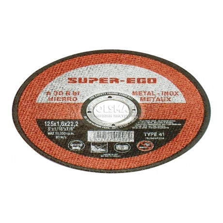 Абразивный отрезной диск 115 мм ULTRA SUPER-EGO 855115200