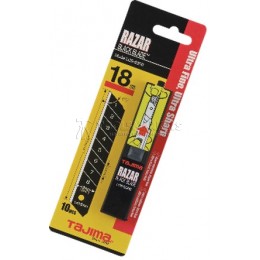 Лезвия Razar Black 18 мм для ножей LC-500,501,520,521,510 /10 шт в футляре TAJIMA LCB50RBC/K1
