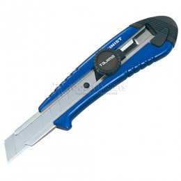Нож технический Aluminist 18 мм синий алюминиевый корпус с винтовым фиксатором TAJIMA AC501SB