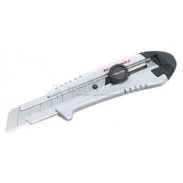 Нож технический Aluminist 25 мм серебристый 3 лезвия с винтовым стопором TAJIMA AC701C/S1-2