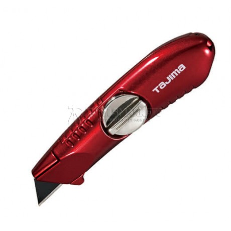 Нож V-REX трапезоидный красный алюминиевый корпус TAJIMA VR101R