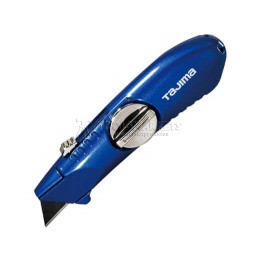 Нож V-REX трапезоидный с выдвижным лезвием синий алюминиевый корпус TAJIMA VR102B