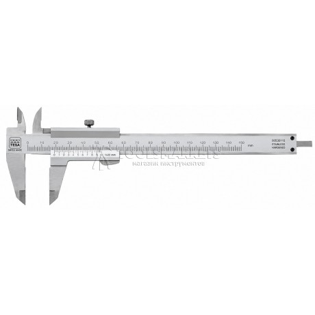 Нониусный штангенциркуль TESA 0–150 мм, 0,02 мм / 0,001″ 00530110