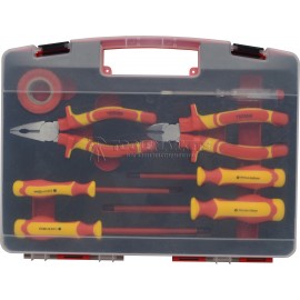 Набор изолированного инструмента VDE до 1000В 8 предметов WEDO WD541A Набор изолированного инструмента VDE до 1000В 8 предметов WEDO WD541A