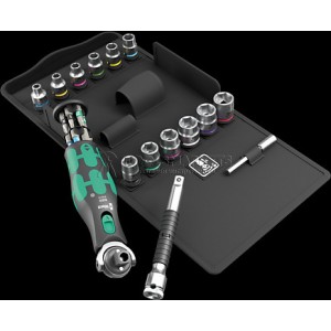 Набор бит и головок с держателем WERA 8009 Zyklop Pocket Set 3 27 предметов WE-004284