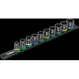 Магнитный держатель c торцовыми головками B Impaktor 1, 10 предметов 9607 WERA WE-005451