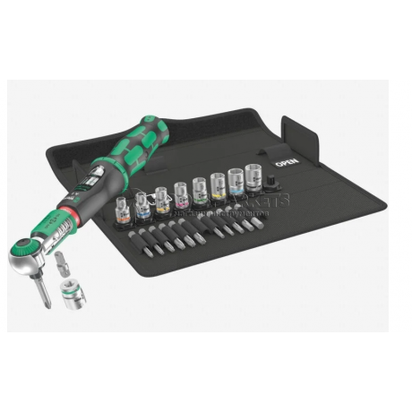 Набор WERA Safe-Torque A 2 Set 1 с динамометрическим ключем, 2-12 Нм, 23 предмета WE-075832