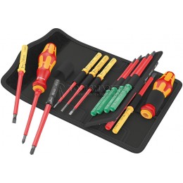 Набор бит с битодержателем WERA Kraftform Kompakt VDE 17 Universal 1 Tool Finder, 17 предметов WE-006611
