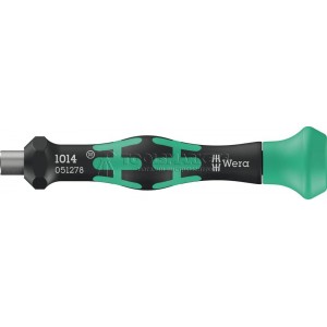 Отвертка-битодержатель для 4 мм бит WERA 1014 Kraftform Micro , 4 мм x 80 мм WE-051278