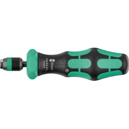 Отвертка-битодержатель с трещоткой WERA , 838 RA-R L 142 мм, 1/4" С 6.3 / E6.3 WE-051494