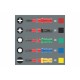 Набор насадок с отверткой-битодержателем WERA Kraftform Kompakt VDE 7 Universal 1 Tool Finder 7 предметов WE-006600