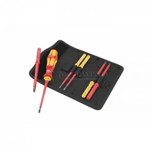 Набор насадок с отверткой-битодержателем WERA Kraftform Kompakt VDE 7 Universal 1 Tool Finder 7 предметов WE-006600