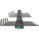 Набор Г-образных ключей WERA 967/9 TX XL 1 TORX® , цинковое фосфатирование, удлиненный 9 предметов WE-024460