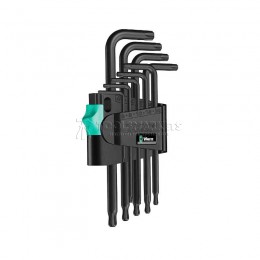 Набор Г-образных шестигранных ключей 9 предметов BlackLaser 967 PKL/9 TORX® WERA WE-024242