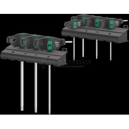 Набор отверток с поперечной ручкой WERA 467/7 HF Set 1, 7 предметов WE-023452