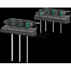 Набор отверток с поперечной ручкой WERA 467/7 HF Set 1, 7 предметов WE-023452