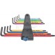 Набор удлиненных Г-образных ключей с фиксацией WERA 967/9 SXL TORX Multicolour HF 1 9 предметов WE-024470