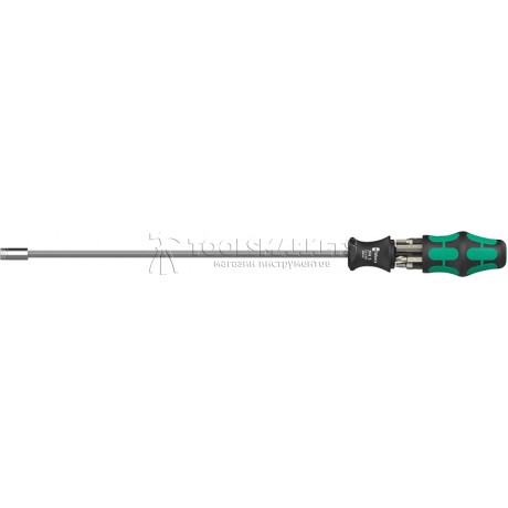 Отвертка с набором бит WERA Kraftform Kompakt 27 XL SHK 1 7 предметов WE-136075