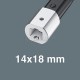 Насадка рожковая для прямоугольного привода 14х18 мм, 14 мм WERA WE-078671
